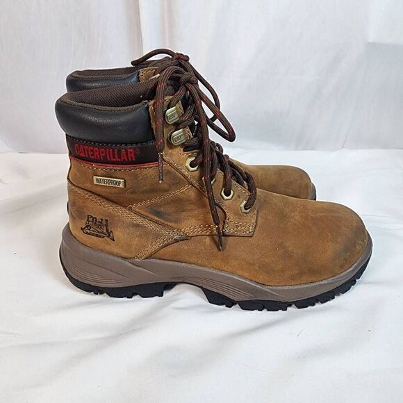 CATERPILLAR Women's Dryverse 6" Waterproof Work Boot (Soft Toe) Size 7.5 - Picture 4 of 9